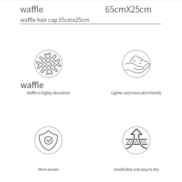 (2) Turban Hair towels Fast drying - Picture 5 of 9